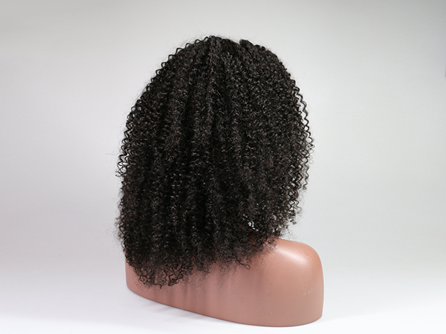 Lace Front Human Hair Wig Afro Kinky Curly